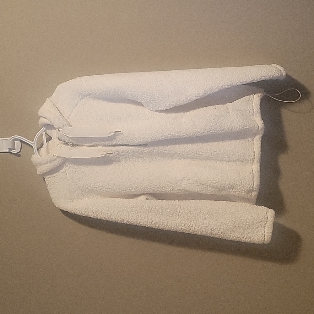 Half zip hooded fleece